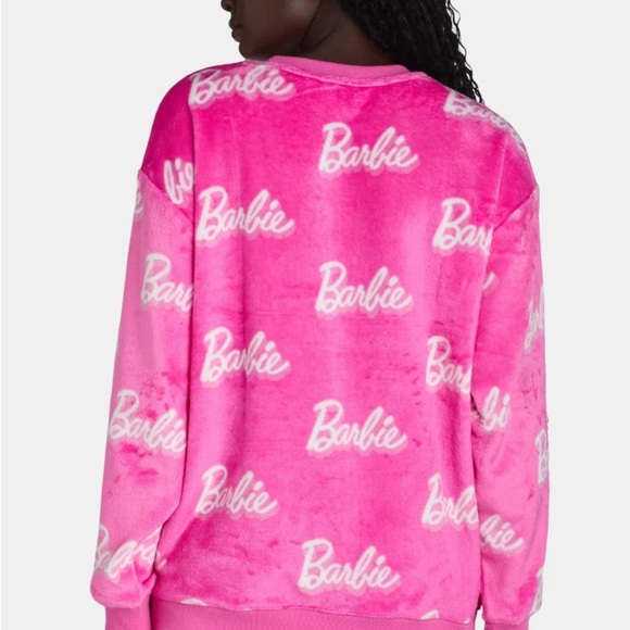 Barbie Women's Plush Graphic Character Sweatshirt/Pullover Gift Box | NEW/NWT🩷 - Picture 8 of 11